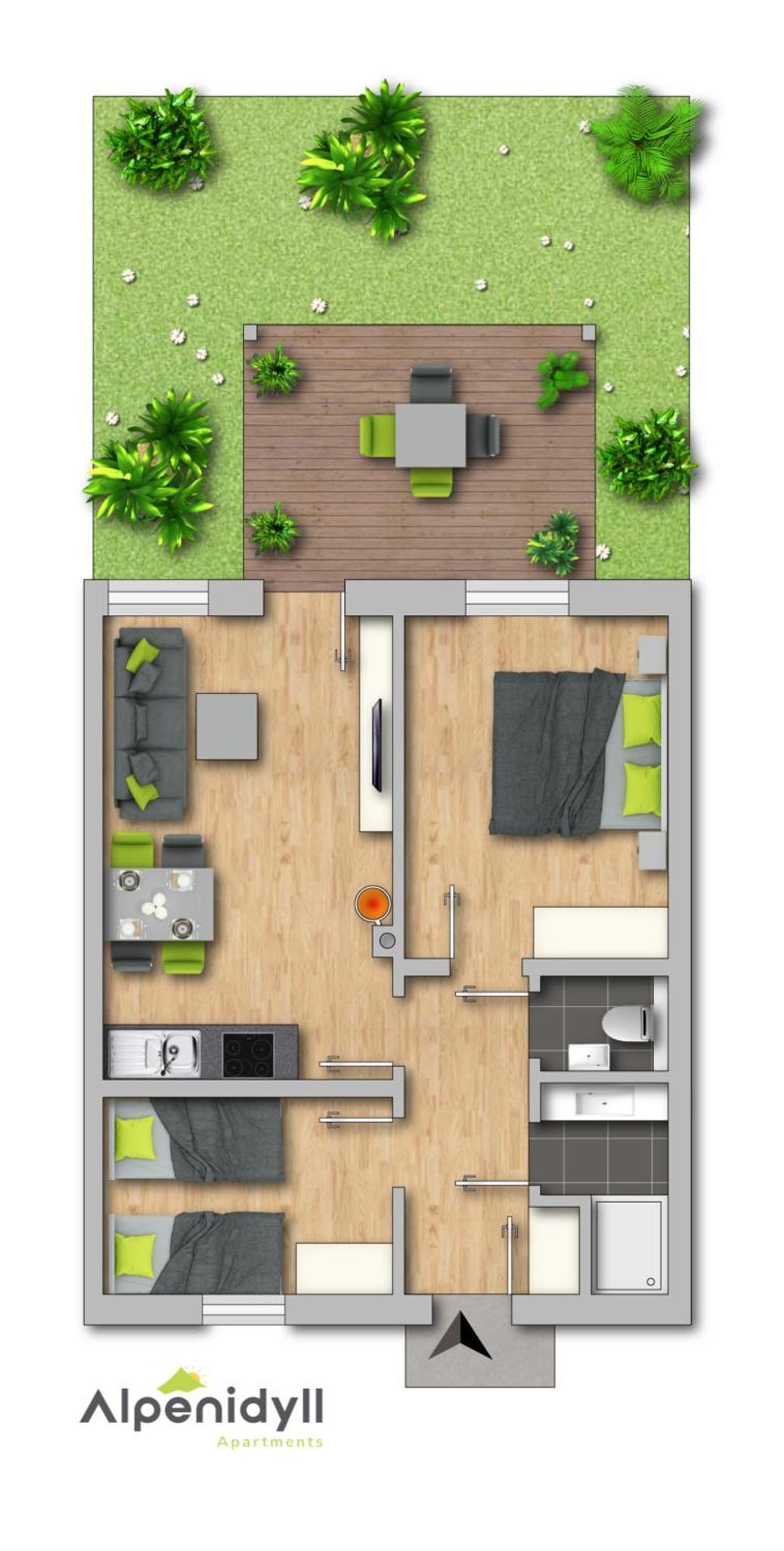 Happy Aich 1 By Alpenidyll Apartments ภายนอก รูปภาพ